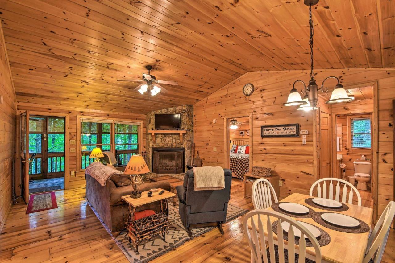 Pinot And Pine Chic Log Cabin About 5 Mi To บลูริดจ์ ภายนอก รูปภาพ