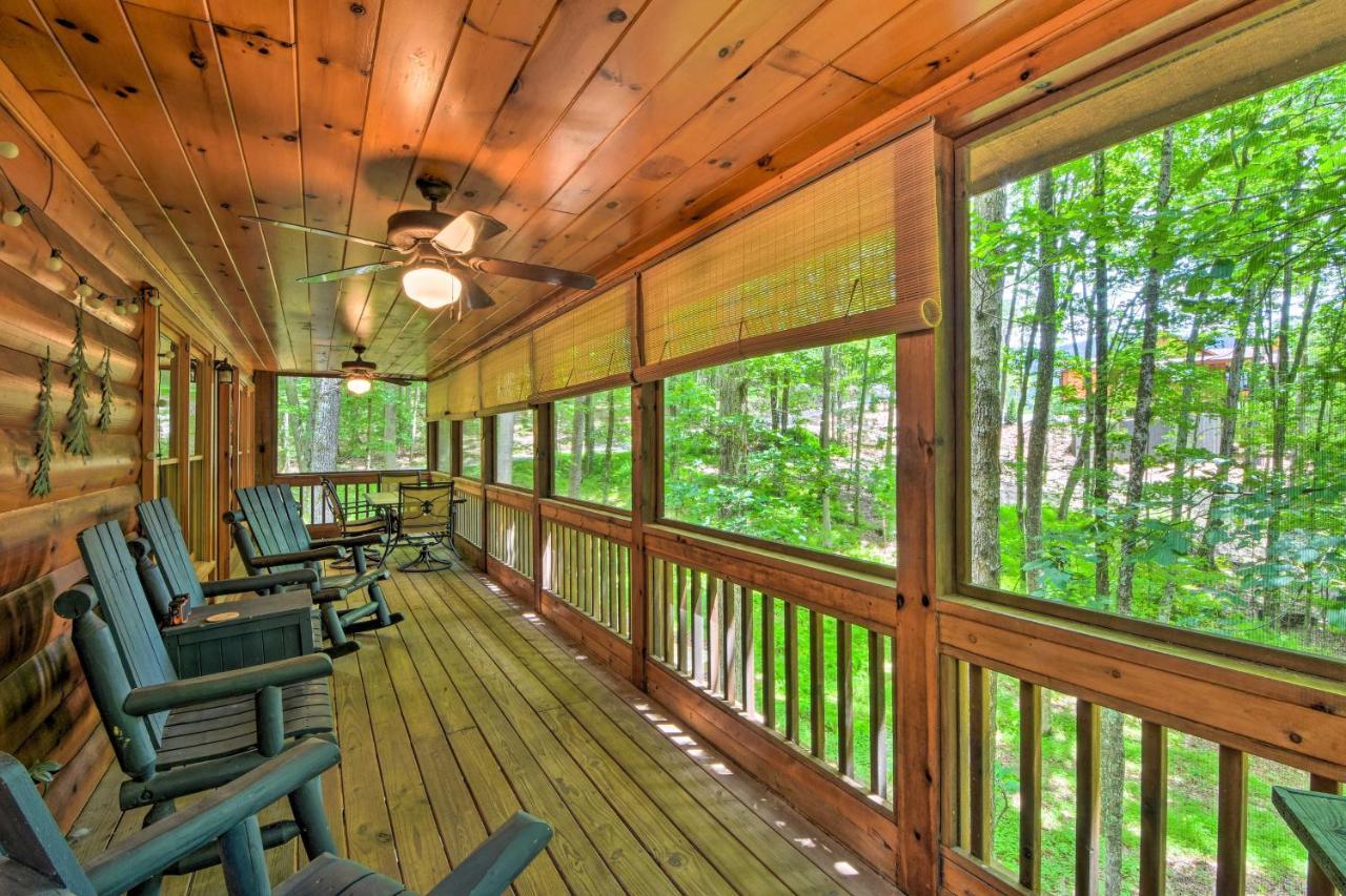 Pinot And Pine Chic Log Cabin About 5 Mi To บลูริดจ์ ภายนอก รูปภาพ