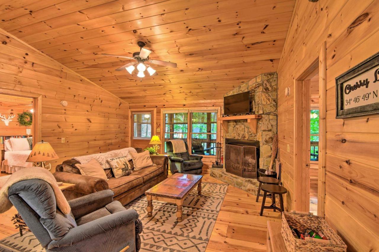 Pinot And Pine Chic Log Cabin About 5 Mi To บลูริดจ์ ภายนอก รูปภาพ
