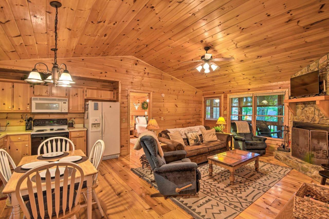 Pinot And Pine Chic Log Cabin About 5 Mi To บลูริดจ์ ภายนอก รูปภาพ
