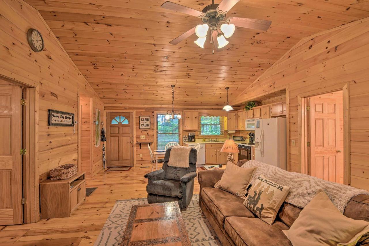 Pinot And Pine Chic Log Cabin About 5 Mi To บลูริดจ์ ภายนอก รูปภาพ