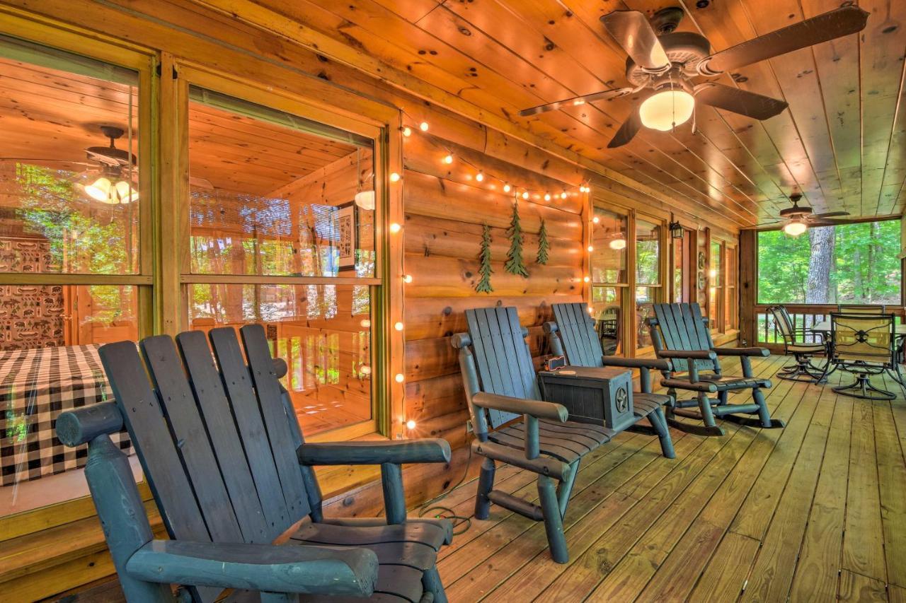 Pinot And Pine Chic Log Cabin About 5 Mi To บลูริดจ์ ภายนอก รูปภาพ