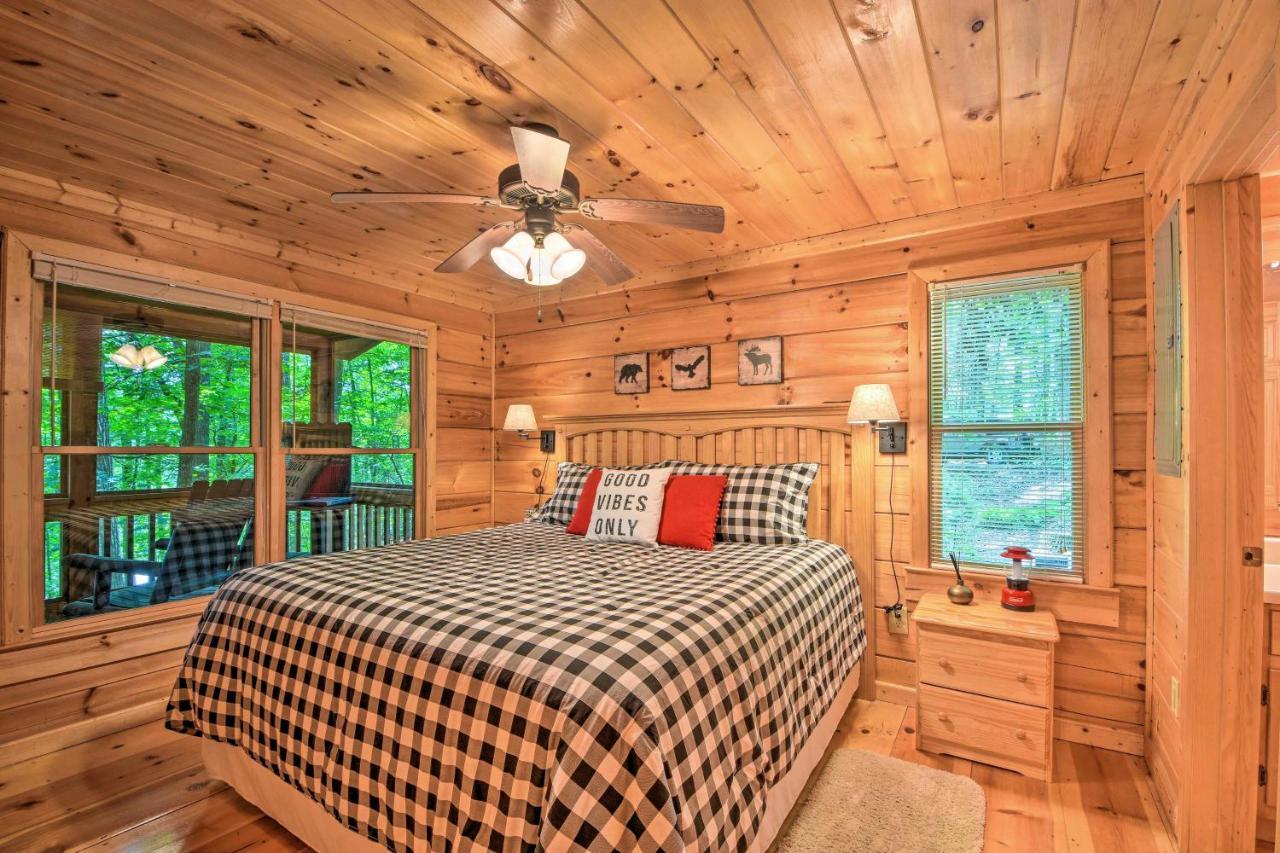 Pinot And Pine Chic Log Cabin About 5 Mi To บลูริดจ์ ภายนอก รูปภาพ
